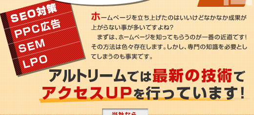 SEO�΍�@PPC�L���@SEM�@LPO